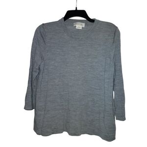 Kate spade Broome street gray quarter sleeve sweater